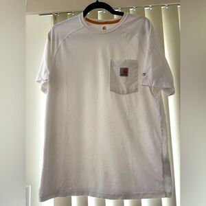 Mens White Carhartt T-Shirt
